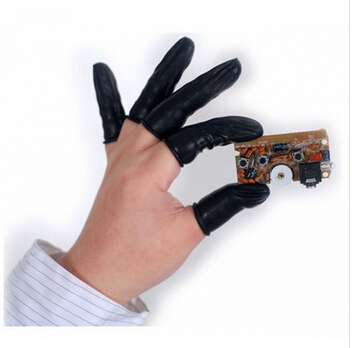 黑色防静电手指套